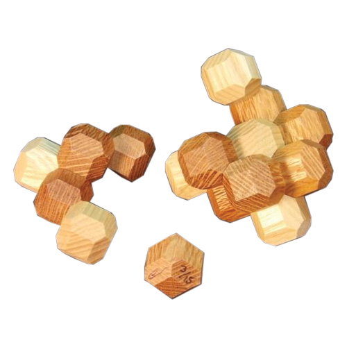 Five Piece Cluster - Interlocking Puzzle - Cubic Dissection