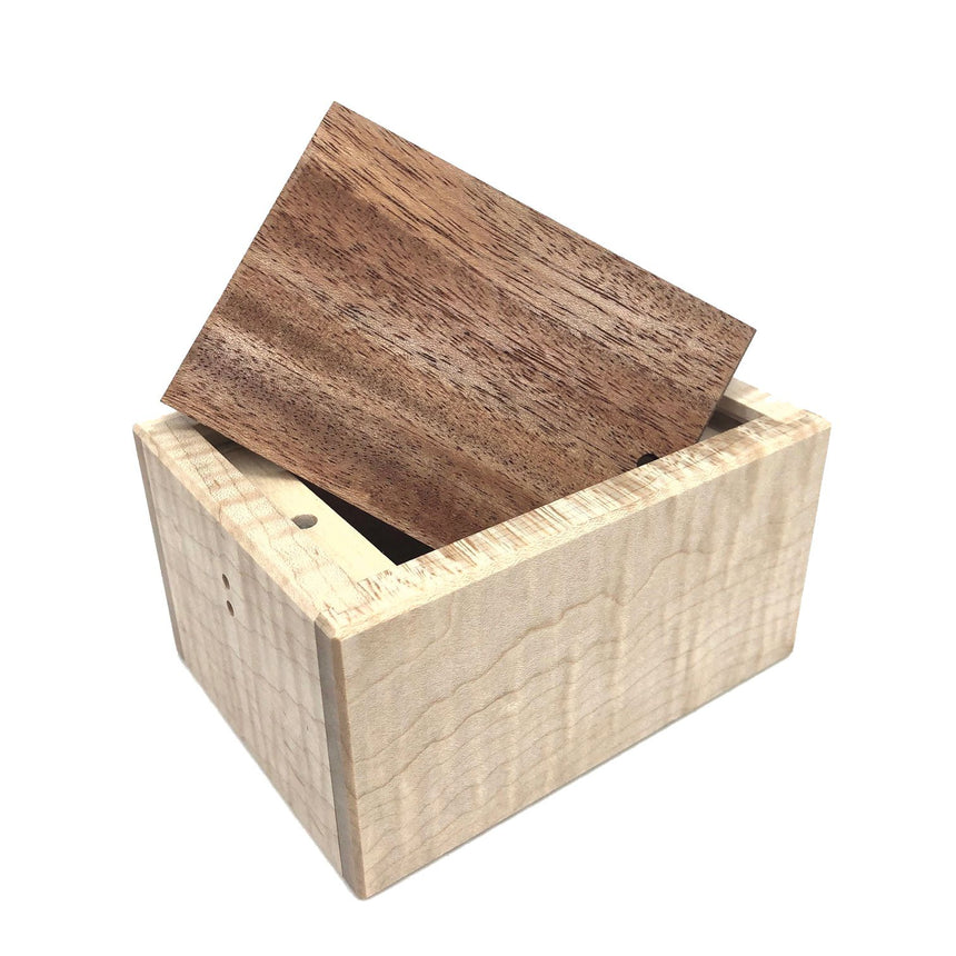 Wooden puzzle boxes, puzzle boxes for adults and escape room puzzles by CubicDissection.