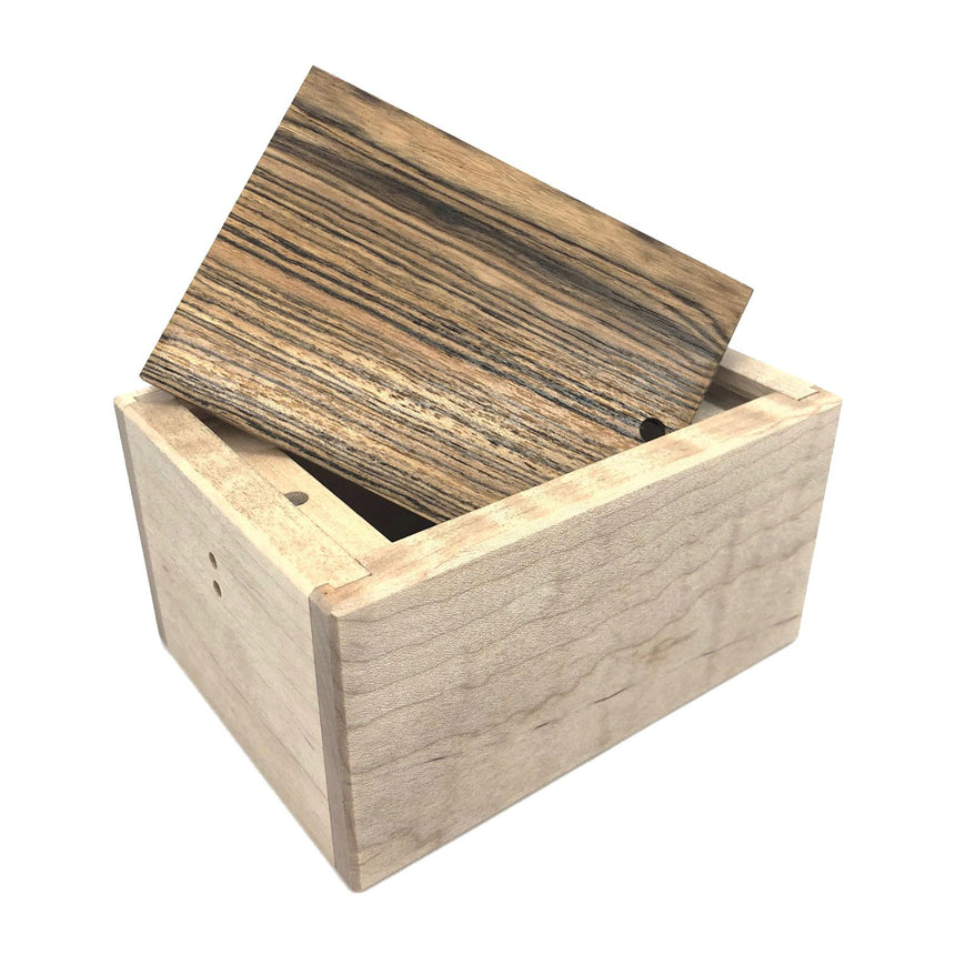 Wooden puzzle boxes, puzzle boxes for adults and escape room puzzles by CubicDissection.