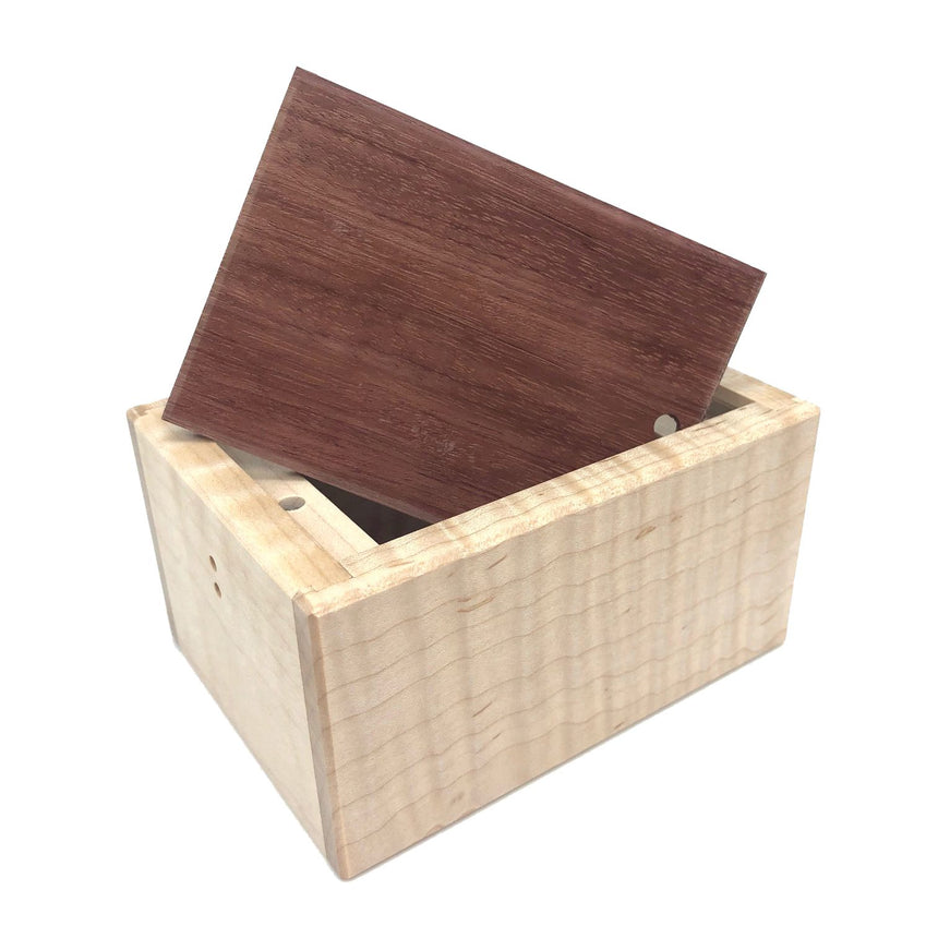Wooden puzzle boxes, puzzle boxes for adults and escape room puzzles by CubicDissection.