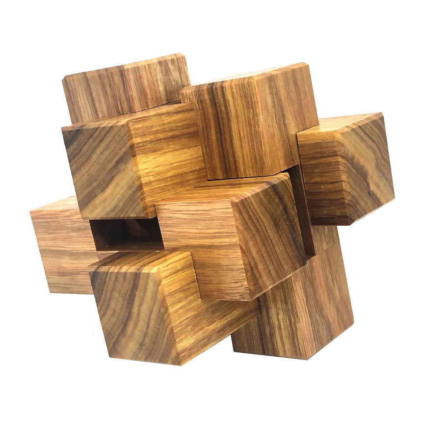 Wooden puzzle boxes, puzzle boxes for adults and escape room puzzles by CubicDissection.