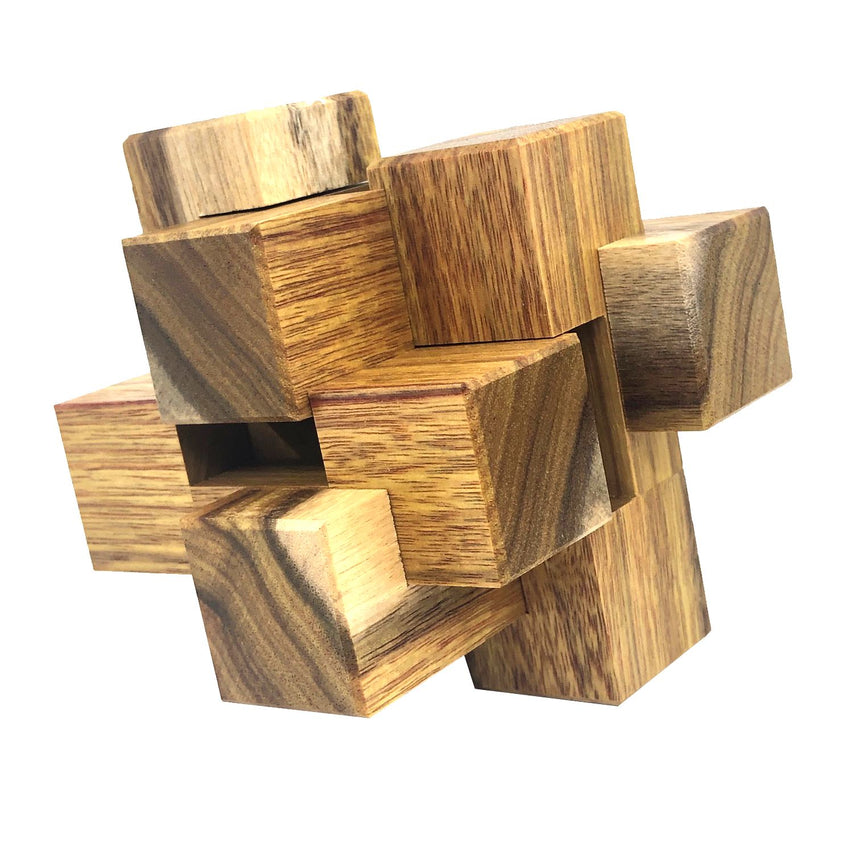 Wooden puzzle boxes, puzzle boxes for adults and escape room puzzles by CubicDissection.