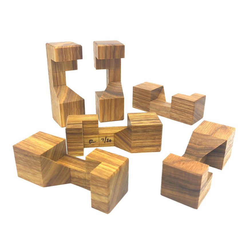 Wooden puzzle boxes, puzzle boxes for adults and escape room puzzles by CubicDissection.