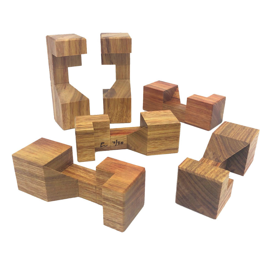 Wooden puzzle boxes, puzzle boxes for adults and escape room puzzles by CubicDissection.