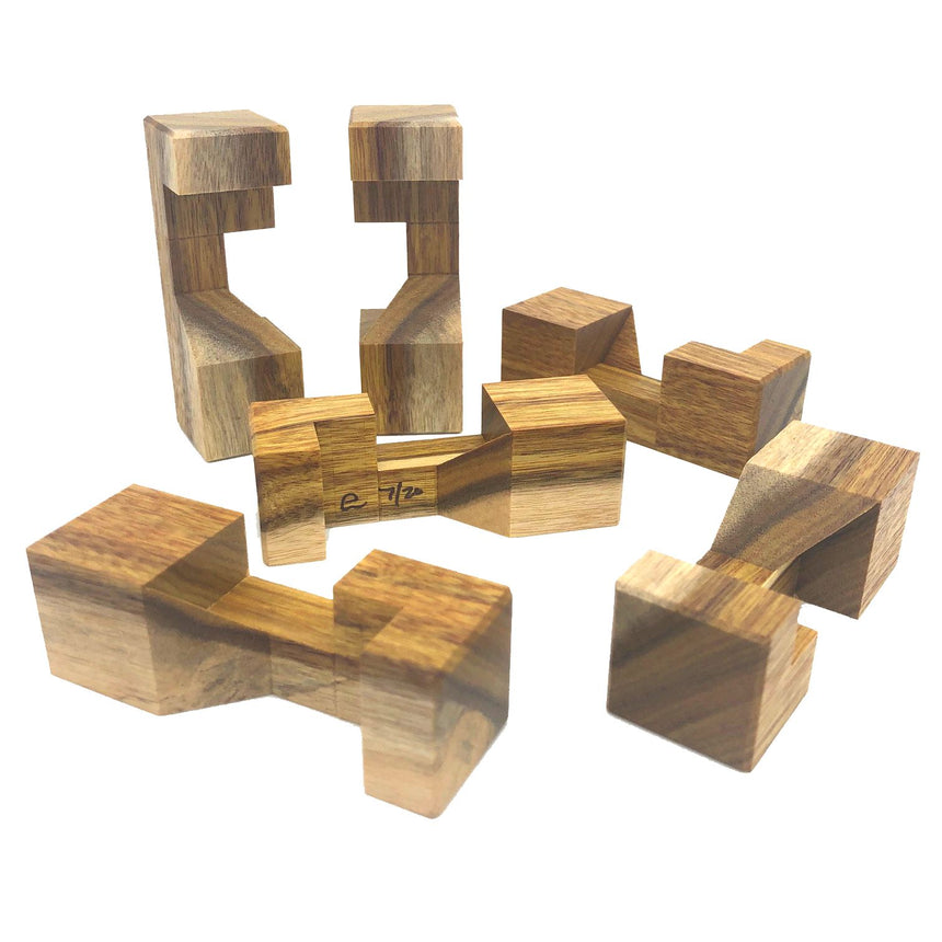 Wooden puzzle boxes, puzzle boxes for adults and escape room puzzles by CubicDissection.