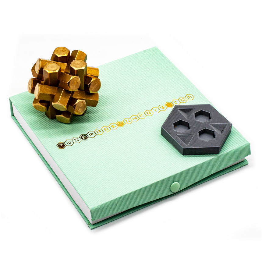 Metal Burr Puzzles, Adult Puzzles, Interlocking Puzzles by Cubic Dissection