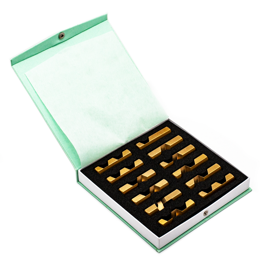 Metal Burr Puzzles, Adult Puzzles, Interlocking Puzzles by Cubic Dissection