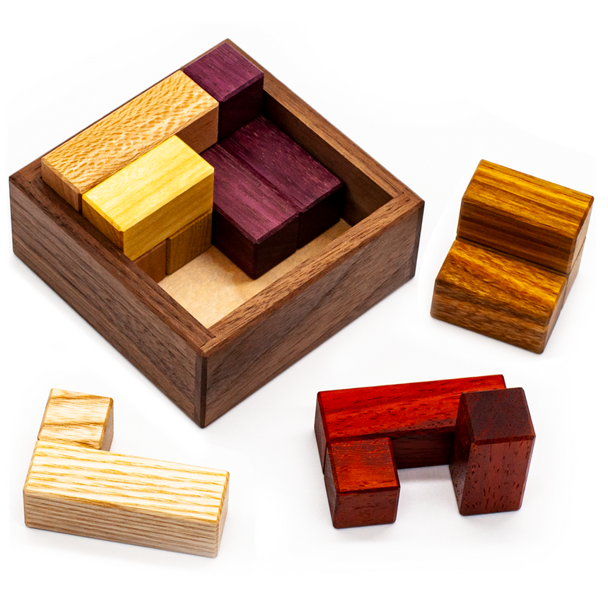 Puzzle boxes, mechanical puzzles, and puzzle games for adults by CubicDissection.