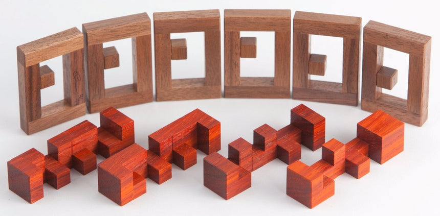 Wooden puzzle boxes, puzzle boxes for adults and escape room puzzles by CubicDissection.
