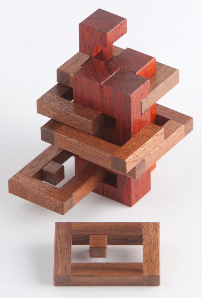 Wooden puzzle boxes, puzzle boxes for adults and escape room puzzles by CubicDissection.