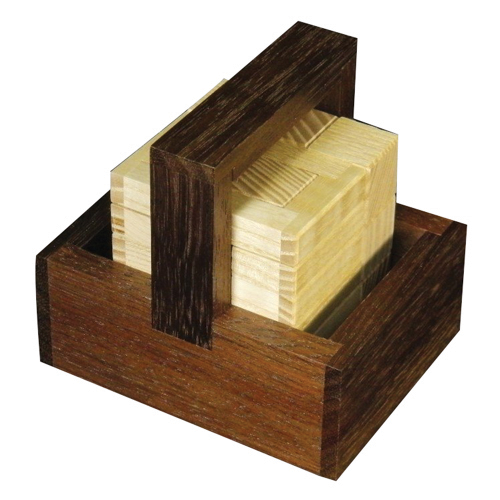 Wooden Burr Puzzles Notch a few sticks and drive your friends