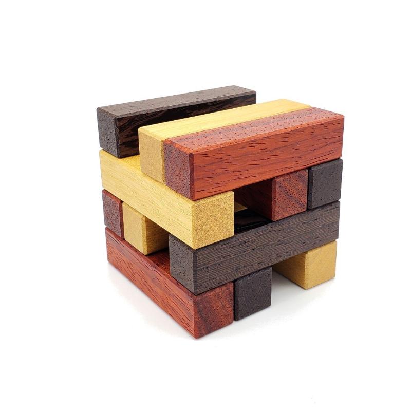 Burr puzzles, interlocking wood puzzles, and puzzles for adults by CubicDissection.