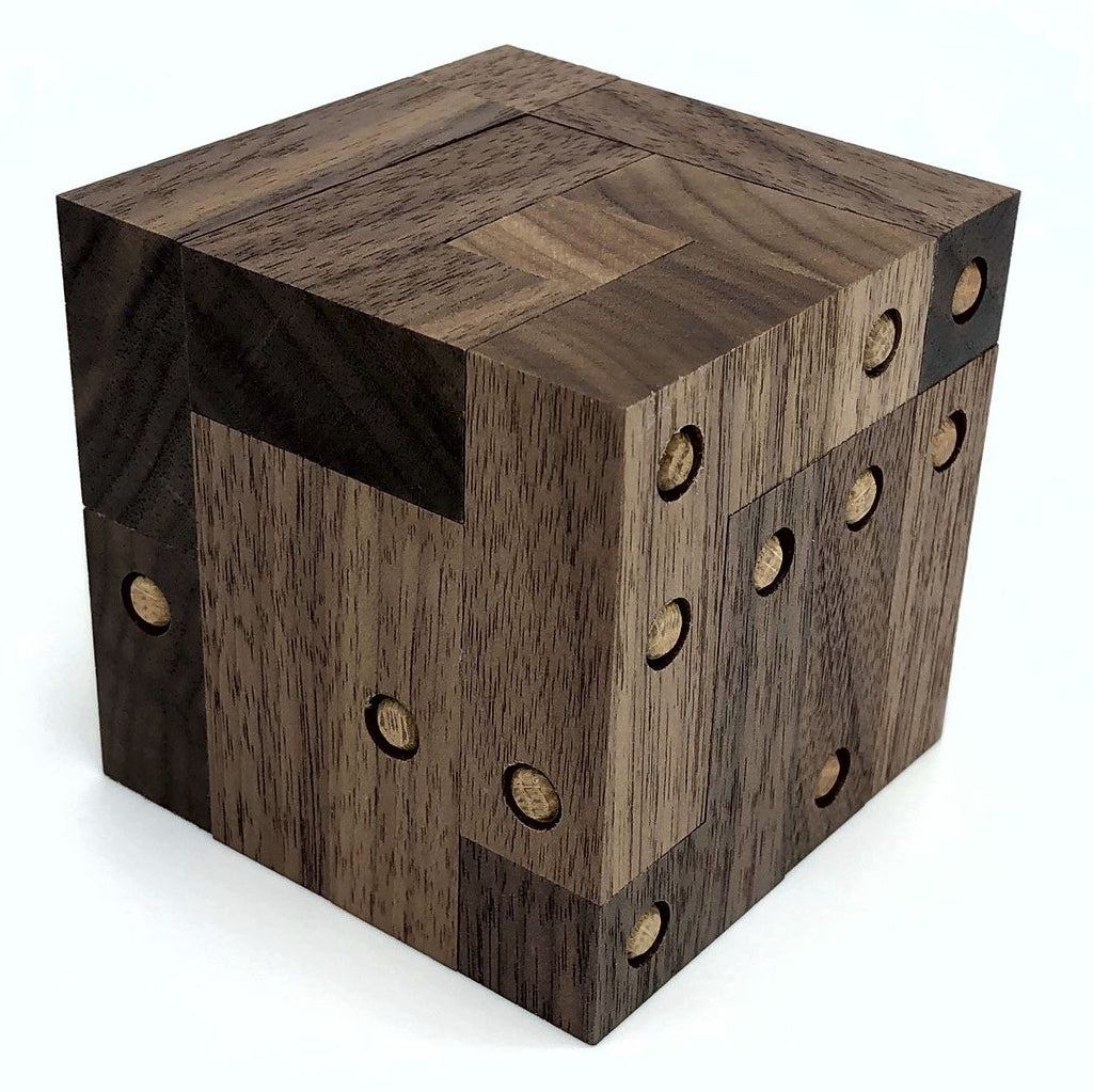 Logical Progression Interlocking Cube (Walnut) - Cubic Dissection ...