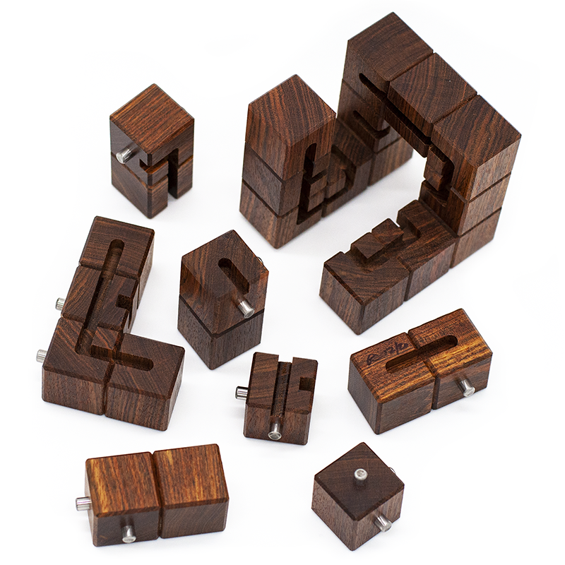 Puzzle Cuir - Structure - Aspect cuir - Grijs - Puzzle - Puzzle