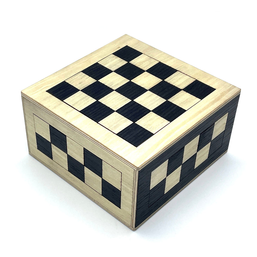 Compass Chess Piece On Cube Wood Stock Photo 2291826529