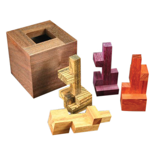 Burr puzzles, interlocking wood puzzles, and puzzles for adults by CubicDissection.