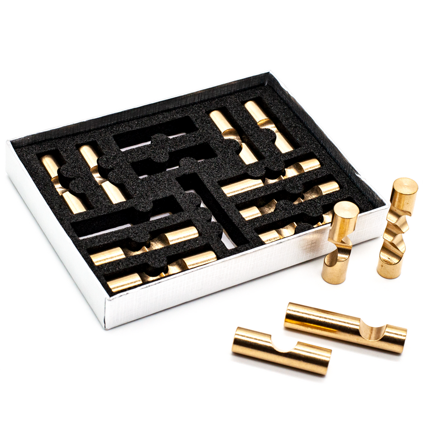 Metal Burr Puzzles, Adult Puzzles, Interlocking Puzzles by Cubic Dissection