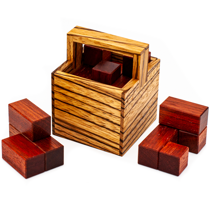 Packing Puzzle, Mechanical Puzzle Boxes, and Puzzle Boxes by Cubic Dissection