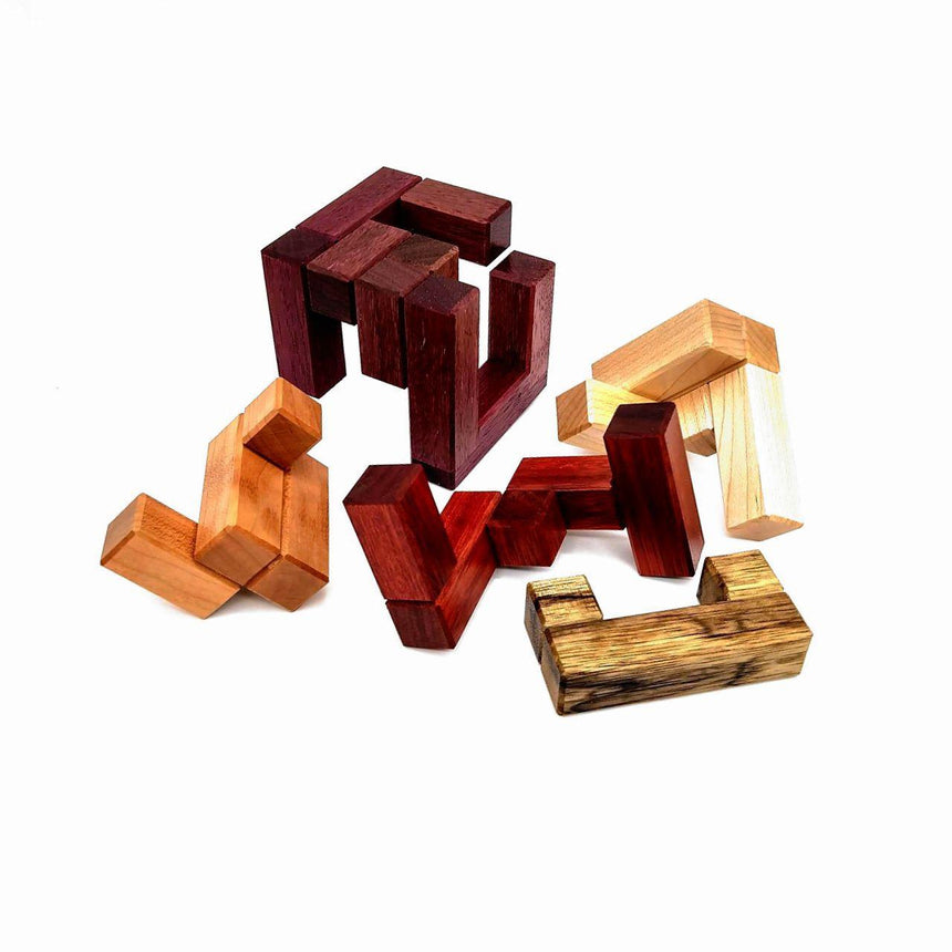 Puzzle boxes, mechanical puzzles, and puzzle games for adults by CubicDissection.