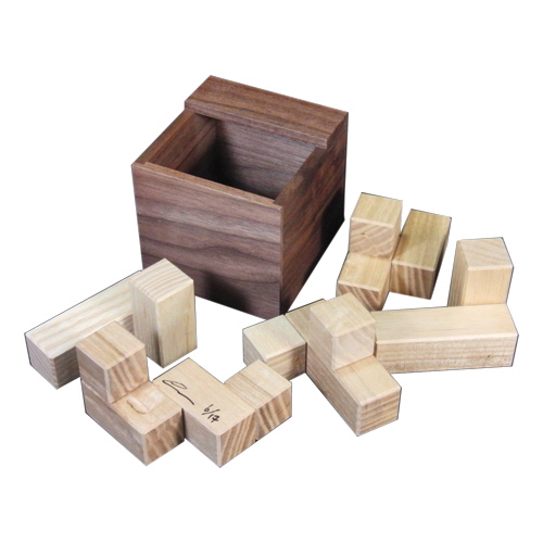 Burr puzzles, interlocking wood puzzles, and puzzles for adults by CubicDissection.