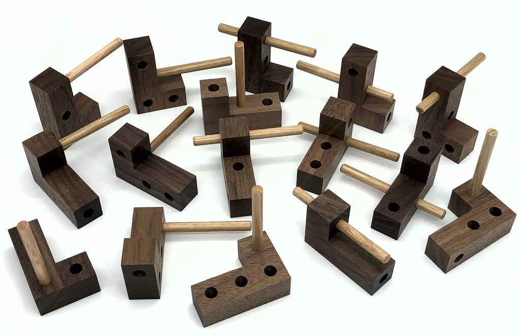 Logical Progression Interlocking Cube (Walnut) - Cubic Dissection ...